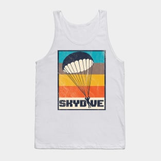 skydive retro Tank Top